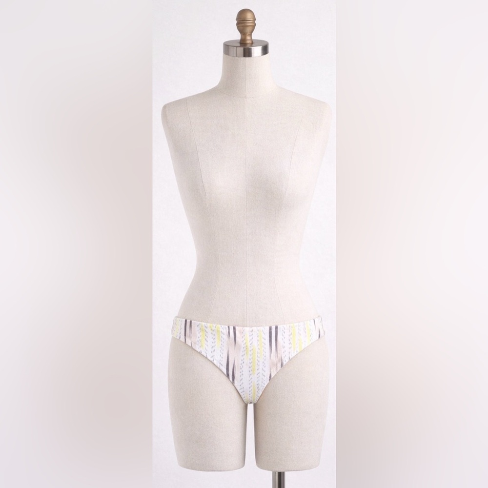 Eberjey Dreamcatcher Valentina Bikini Bottom Sz S Multicolor Ikat Print Luxury